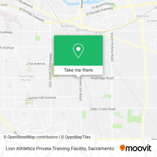 Mapa de Lion Athletics Private Training Facility