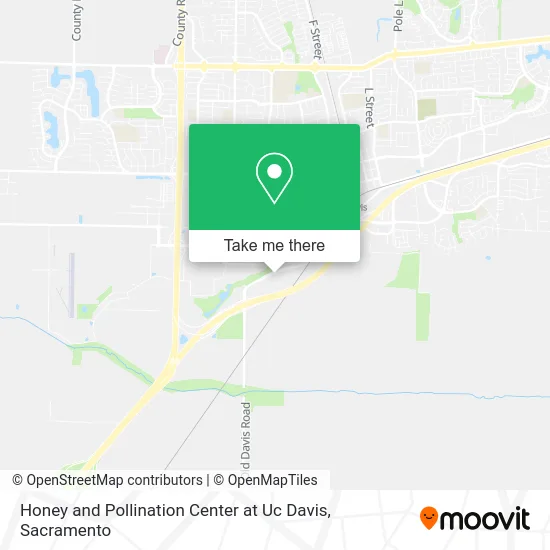 Honey and Pollination Center at Uc Davis map