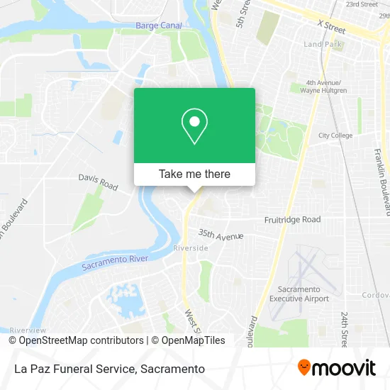 La Paz Funeral Service map