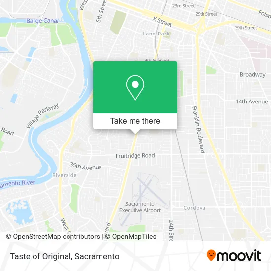 Mapa de Taste of Original