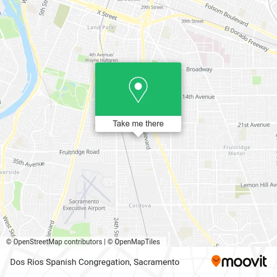 Dos Rios Spanish Congregation map