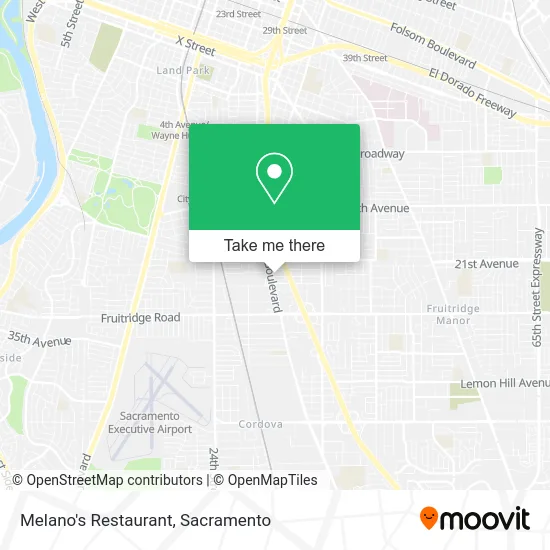 Melano's Restaurant map