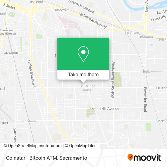 Coinstar - Bitcoin ATM map