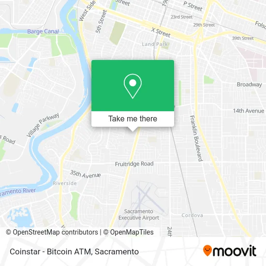 Mapa de Coinstar - Bitcoin ATM