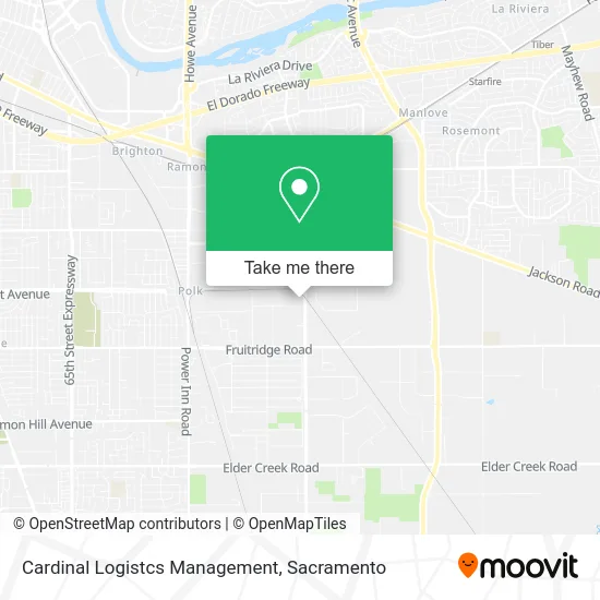 Cardinal Logistcs Management map
