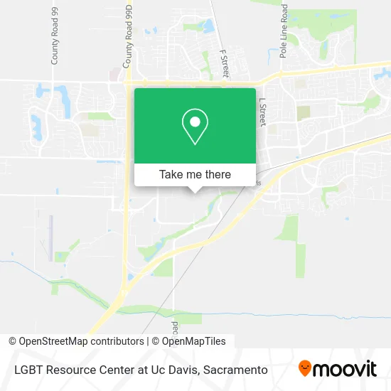 Mapa de LGBT Resource Center at Uc Davis