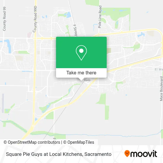 Mapa de Square Pie Guys at Local Kitchens