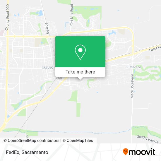 FedEx map