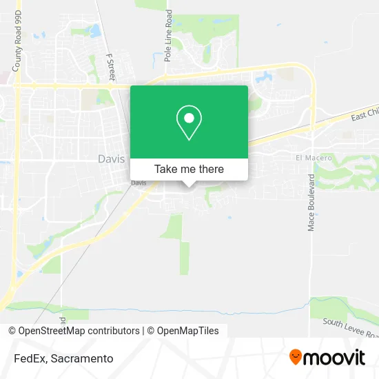 Mapa de FedEx