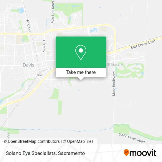 Solano Eye Specialists map