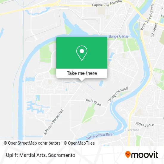 Uplift Martial Arts map