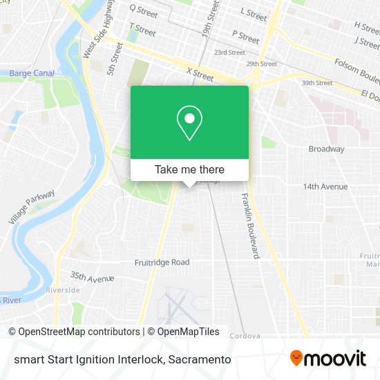 smart Start Ignition Interlock map