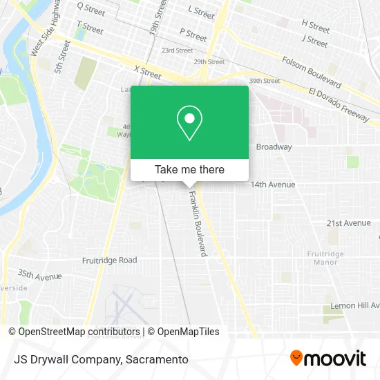 JS Drywall Company map