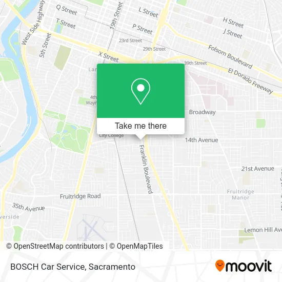 BOSCH Car Service map