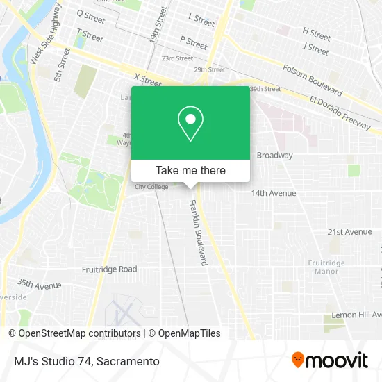 MJ's Studio 74 map