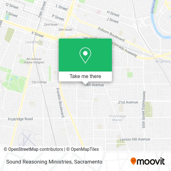 Sound Reasoning Ministries map