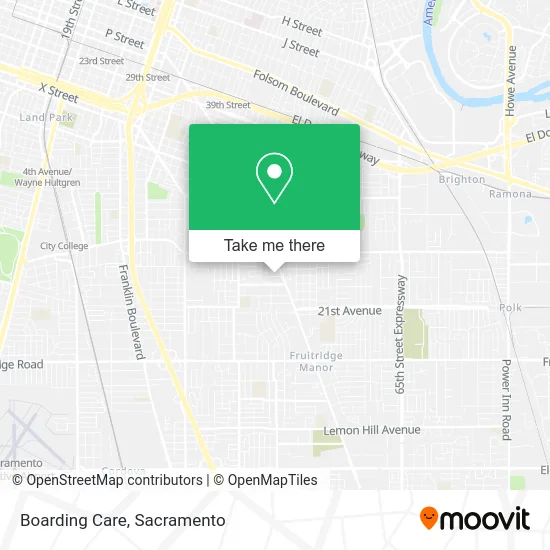 Mapa de Boarding Care