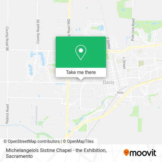 Mapa de Michelangelo's Sistine Chapel - the Exhibition