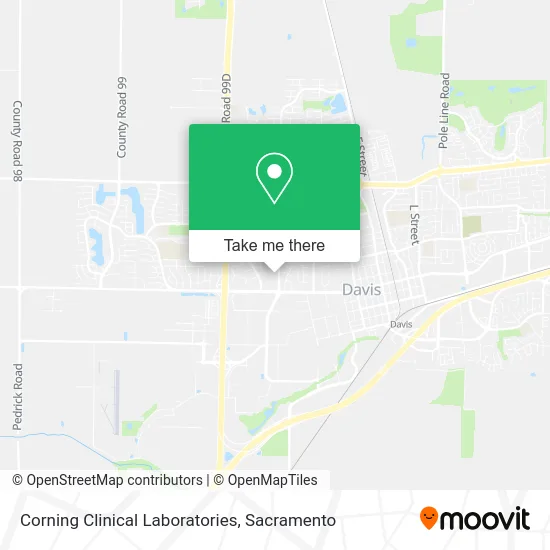 Corning Clinical Laboratories map