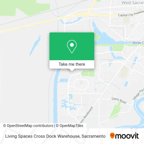 Living Spaces Cross Dock Warehouse map