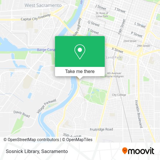 Sosnick Library map