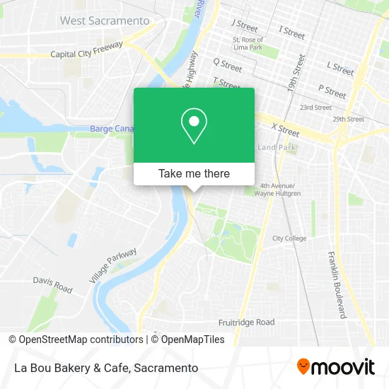 Mapa de La Bou Bakery & Cafe