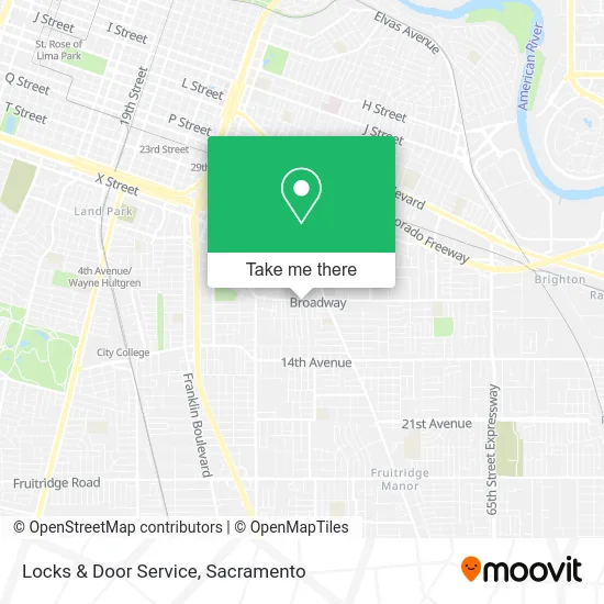 Locks & Door Service map