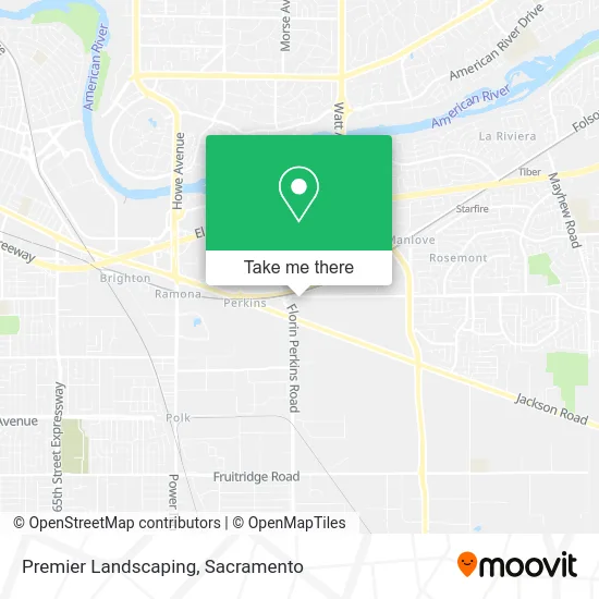 Premier Landscaping map