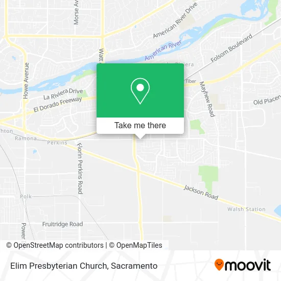 Elim Presbyterian Church map