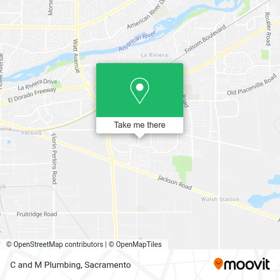 Mapa de C and M Plumbing
