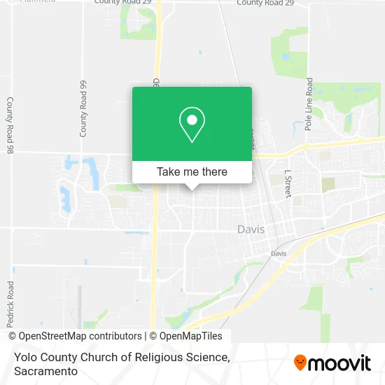 Mapa de Yolo County Church of Religious Science
