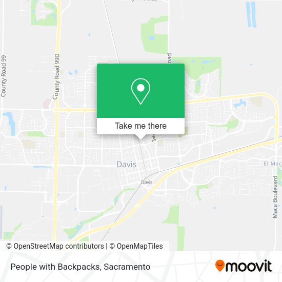 People with Backpacks map