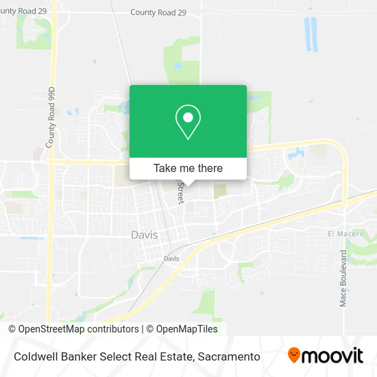 Mapa de Coldwell Banker Select Real Estate