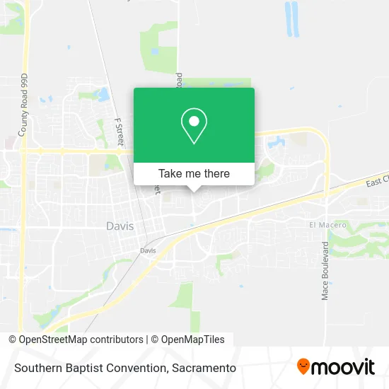 Mapa de Southern Baptist Convention