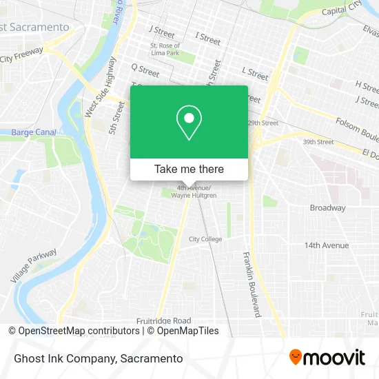 Ghost Ink Company map