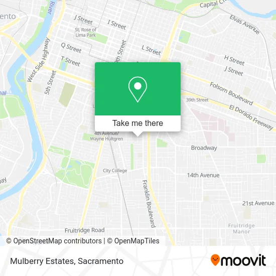 Mulberry Estates map