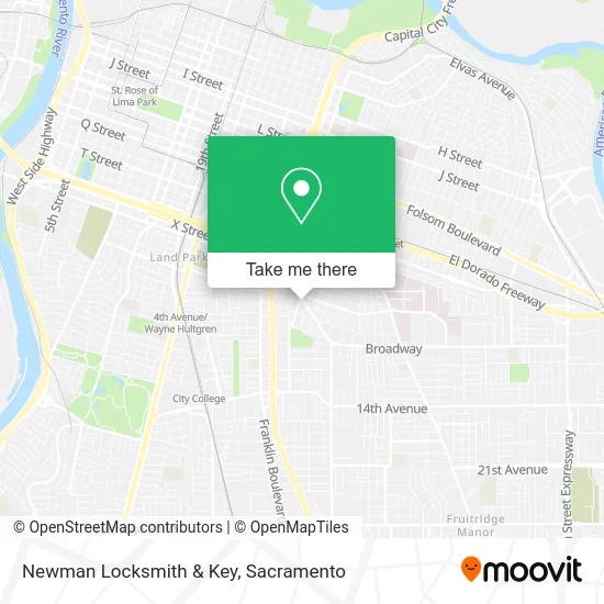 Newman Locksmith & Key map