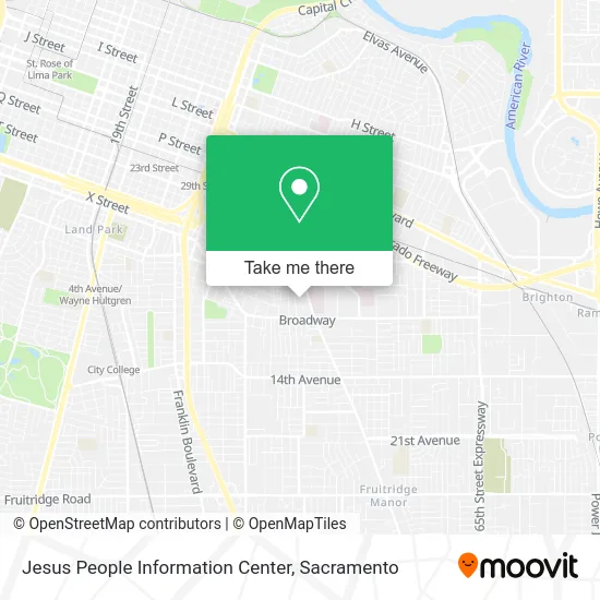 Jesus People Information Center map