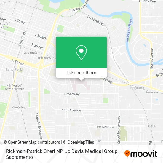 Rickman-Patrick Sheri NP Uc Davis Medical Group map