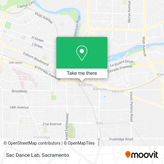 Sac Dance Lab map
