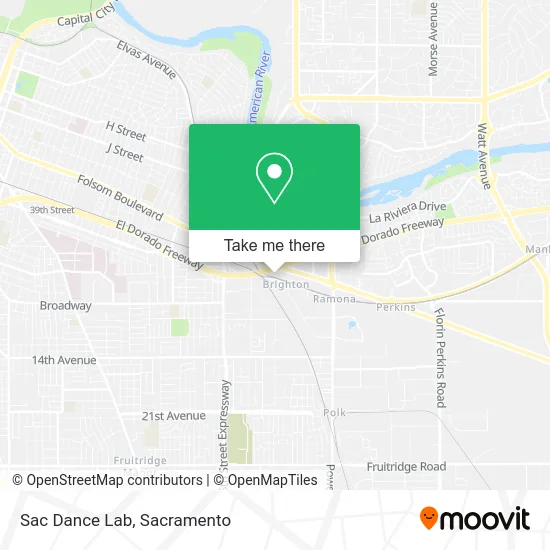Mapa de Sac Dance Lab