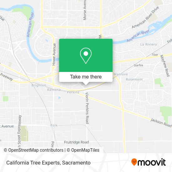 California Tree Experts map