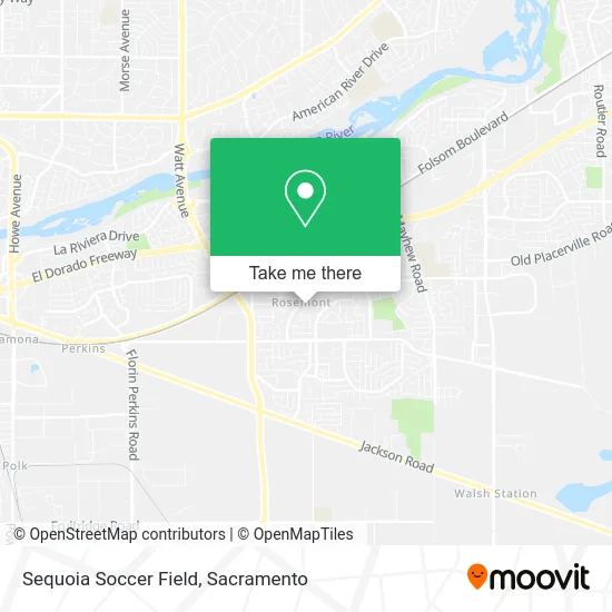 Sequoia Soccer Field map