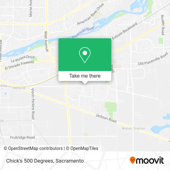 Mapa de Chick's 500 Degrees