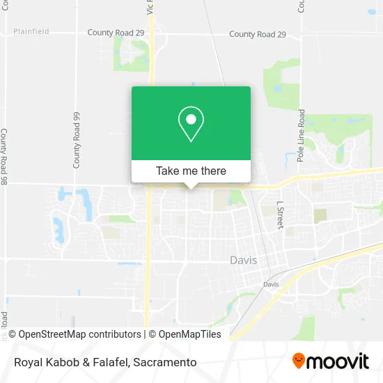 Mapa de Royal Kabob & Falafel