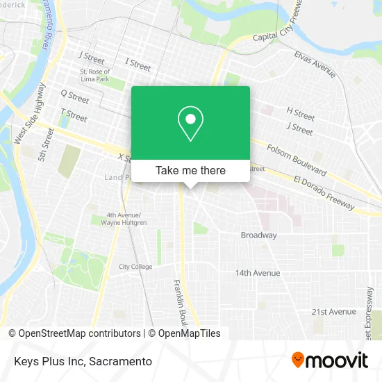 Keys Plus Inc map