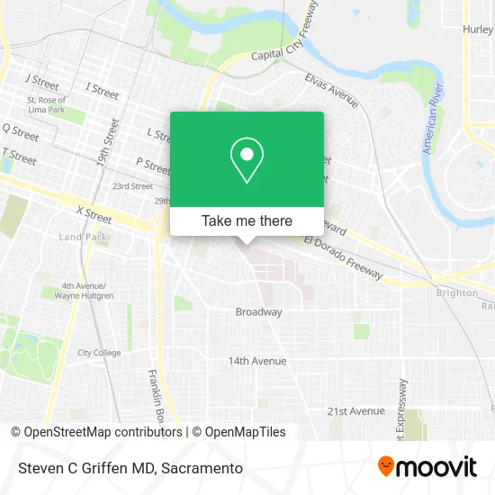 Steven C Griffen MD map