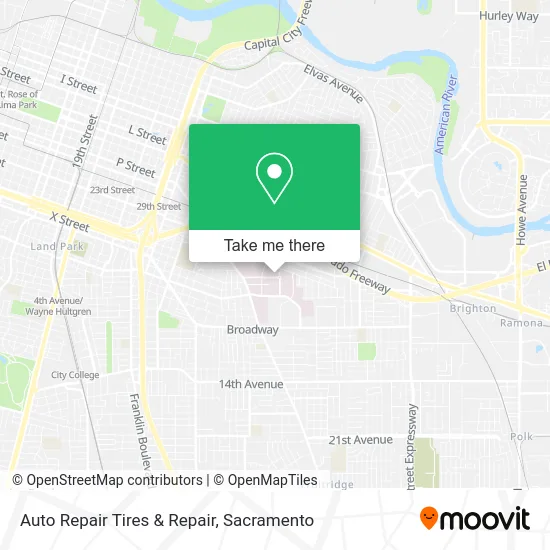 Auto Repair Tires & Repair map
