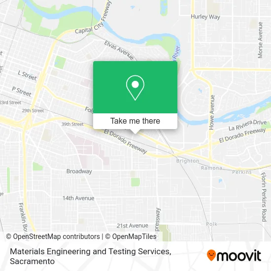 Mapa de Materials Engineering and Testing Services