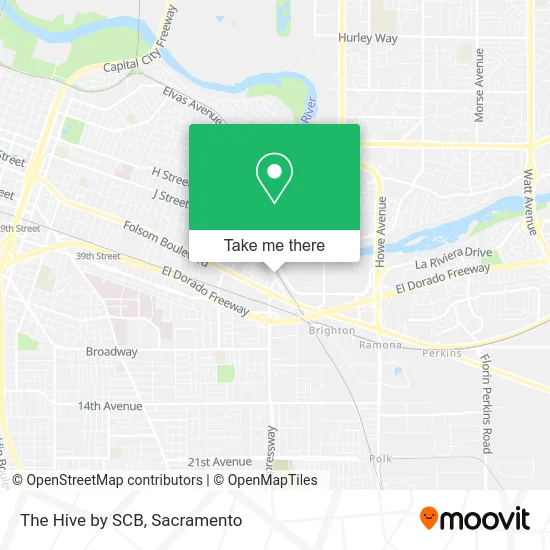 Mapa de The Hive by SCB